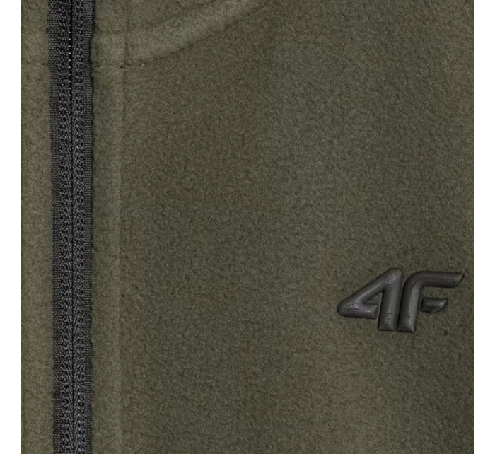 Chlapecký fleece 4F M413 khaki 4FJWAW25TFLEM413 43S Chlapecký fleece 4F M413 khaki 4FJWAW25TFLEM413 43S
