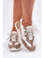 Kožené Polobotky Sneakers Dámské model 21693232 - Artiker Kožené Polobotky Sneakers Dámské model 21693232 - Artiker