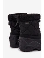 Zateplené dětské sněhule na zip Big Star OO374073 Černé Zateplené dětské sněhule na zip Big Star OO374073 Černé