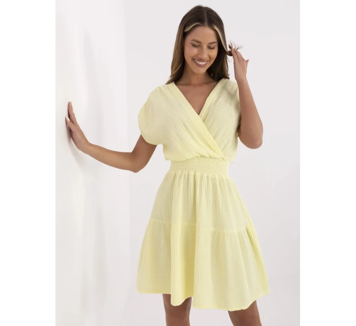 Šaty MI SK 92160.00 světle žluté