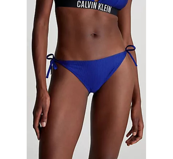 Dámské plavky Spodní díl plavek STRING SIDE TIE KW0KW02390C7N - Calvin Klein