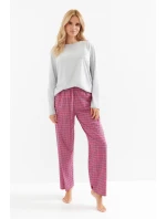 3512 DÁMSKÉ DLOUHÉ PYŽAMO MADLEN S-XL