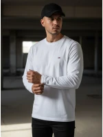 Pánské bílé tričko s dlouhým rukávem Dstreet model 21963467 - FashionStreet Pánské bílé tričko s dlouhým rukávem Dstreet model 21963467 - FashionStreet