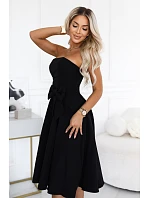 sukienka midi bez z  czarna model 22550994 - numoco