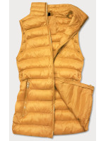 Krátká žlutá dámská prošívaná vesta model 16279850 - J.STYLE