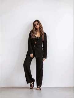Černý dámský oblek se model 19673946 - Moon