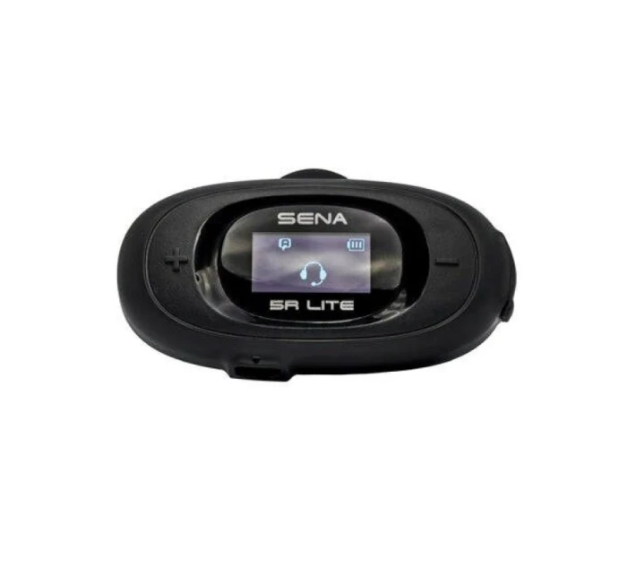 Sena 5R-01D 5R Lite Bluetooth 5.1 700m interkom pro motocykly s LCD displejem a univerzálním mikrofonem pro 2 helmy