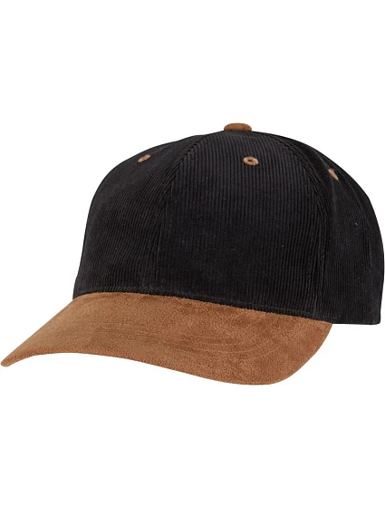 Flexfit 9279 6 panelová kšiltovka "Corduroy Suede" 55.9279 black/caramel Flexfit 9279 6 panelová kšiltovka "Corduroy Suede" 55.9279 black/caramel