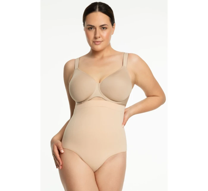 Julimex 441 bezešvé kalhotky s vysokým pasem barva:béžová