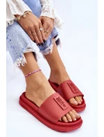 Dámské pantofle Big Star model 21609146 červené - Big Star Shoes Dámské pantofle Big Star model 21609146 červené - Big Star Shoes