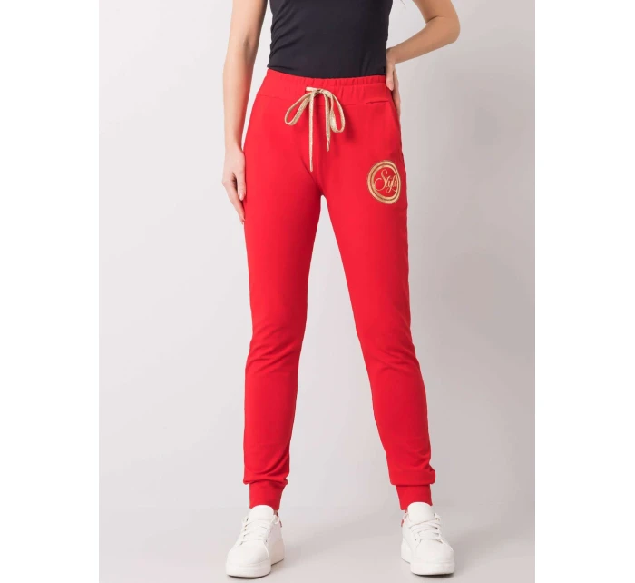 Tepláky RV DR 5992.71 červená