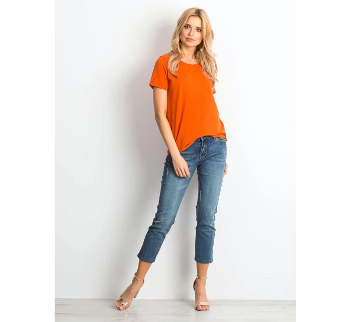 Tričko RV TS 4838.51P tmavě oranžová