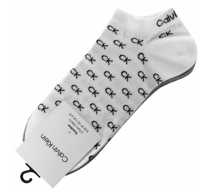 Ponožky Calvin Klein 2Pack 701218715004 White/Grey