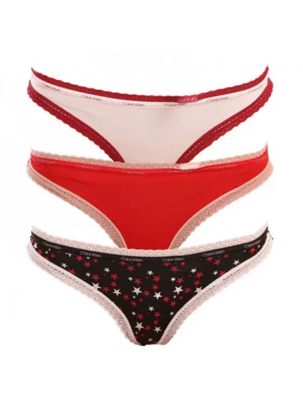 Dámské kalhotky 3pack   vícebarevná  model 17058011 - Calvin Klein