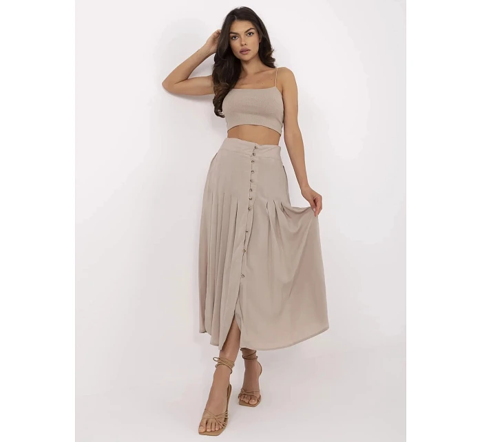 Dámská sukně D73761M50187B béžová - Sublevel