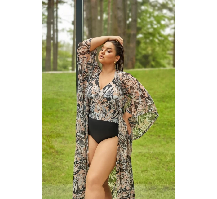 Jednodílné dámské plavky Ava SKJ 61 Latte