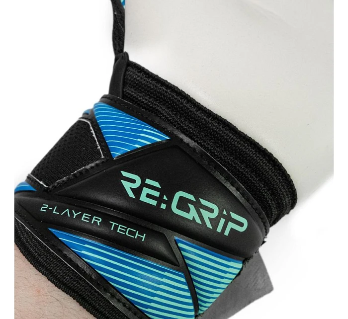 Reusch Attrakt RE:GRIP NC brankářské rukavice černo-modré 5670535 7272