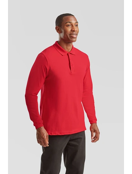 Premium Polo LSL Piqué polo s dlouhým rukávem heather model 22456805 - Fruit of the Loom Premium Polo LSL Piqué polo s dlouhým rukávem heather model 22456805 - Fruit of the Loom