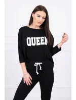 Sada s potiskem Queen black Sada s potiskem Queen black