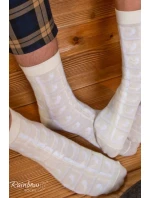 Duhové ponožky bílá model 21606762 1 pár - ZOOKSY/RAINBOW SOCKS