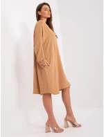 Sukienka DHJ SK model 21110935 camelowy - FPrice