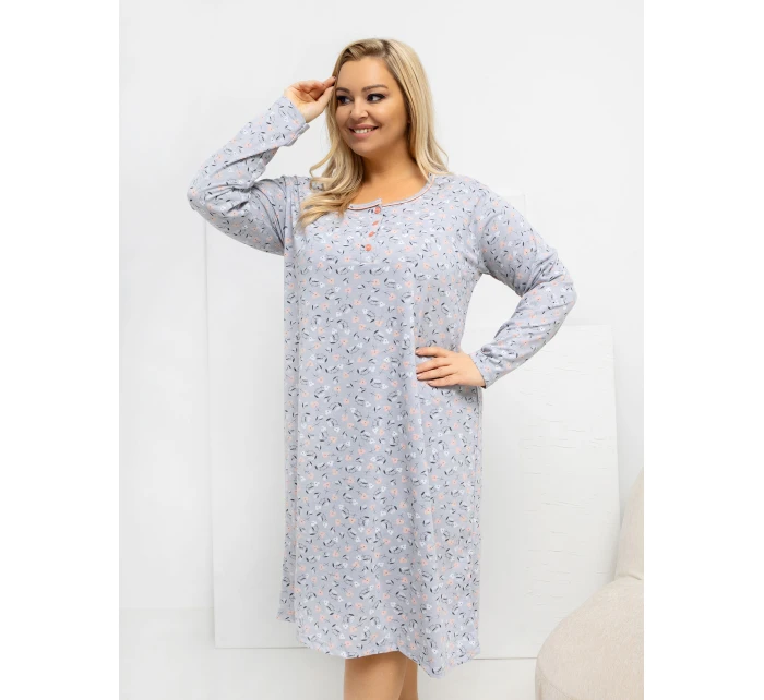 DU KN noční košile FP 602.15 šedá DU KN noční košile FP 602.15 šedá