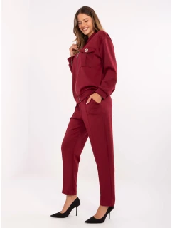 Komplet IT KMPL model 21314447 bordowy - FPrice