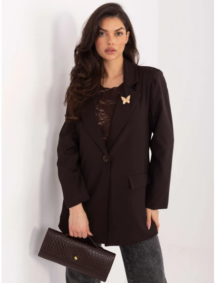 Marynarka IT MA model 21836775 ciemny brązowy - FPrice