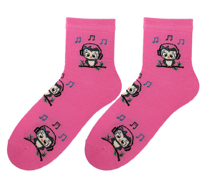 Ponožky Bratex POP-D-168 Pink