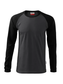 Street LS triko unisex ebony gray