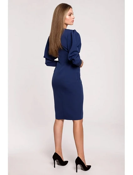 Dámské šaty model 21399705 Tmavě modrá - STYLOVE
