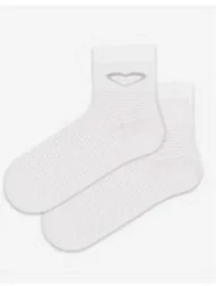 TENKÉ PONOŽKY BARVA 2-6 LET DÍVKY BÍLÉ 24-26
