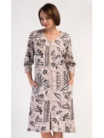 Dámské domácí šaty s tříčtvrtečním rukávem Elena Dámské domácí šaty s tříčtvrtečním rukávem Elena