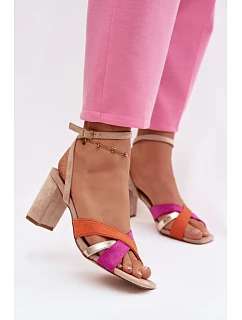 Sandály na podpatku  model 226337 Step in style