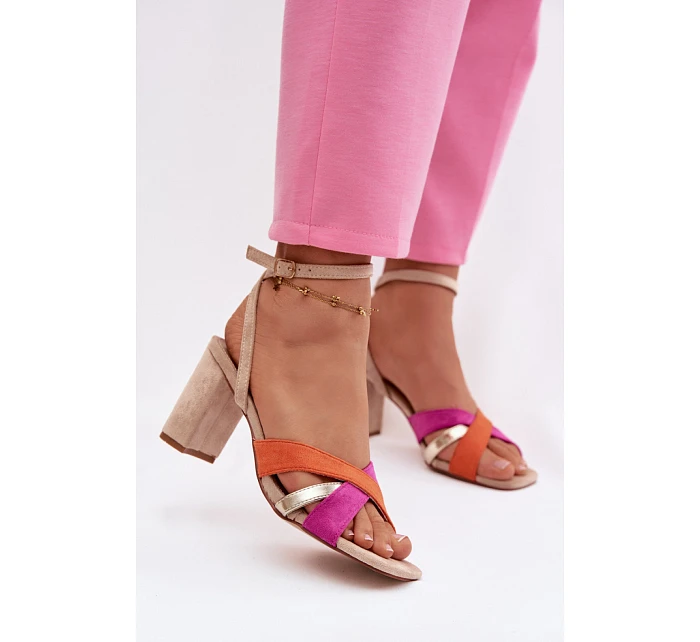 Sandály na podpatku  model 226337 Step in style