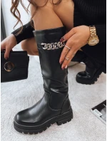 Dámské kozačky black Dstreet model 21972006 - FashionStreet