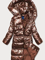 Dámská zimní bunda třídílná měděná (omdl-009)