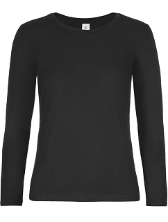 B&C #E190 LSL /women Dámské tričko z těžké bavlny s dl. rukávem model 22496325 black