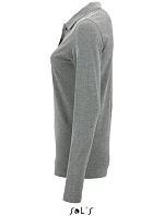 SOL'S Perfect LSL Women Dámské piqué polo s dlouhým rukávem 25.2083 grey melange SOL'S Perfect LSL Women Dámské piqué polo s dlouhým rukávem 25.2083 grey melange