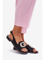 Dámské Sandály S Dekorativním Černé model 21696744 - S.Barski