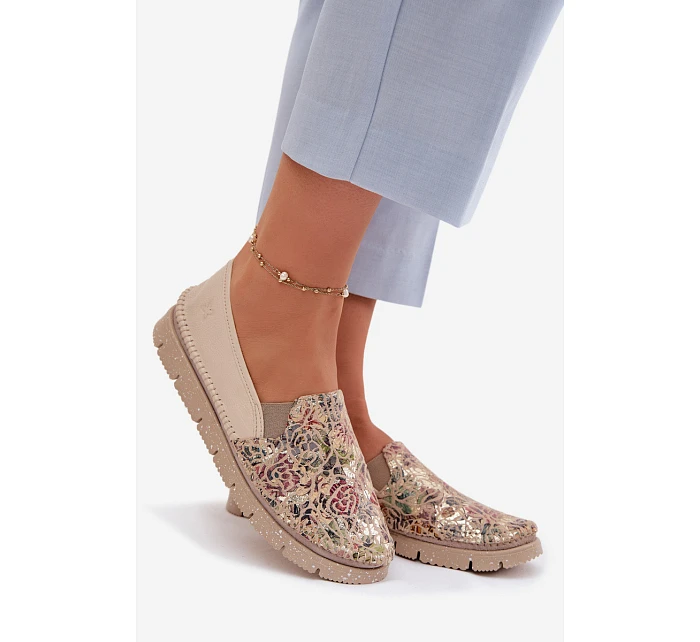 Dámské kožené nazouvací polobotky Maciejka 03512-67 multicolor Dámské kožené nazouvací polobotky Maciejka 03512-67 multicolor