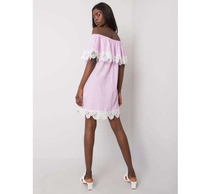 Šaty LK SK 506992.11 světle fialová