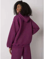 Mikina RV BL 7452.16 tmavě fialová