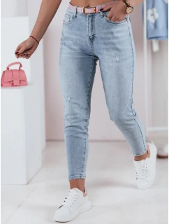 Dámské džínové úzké kalhoty s páskem Dstreet model 21983363 - FashionStreet