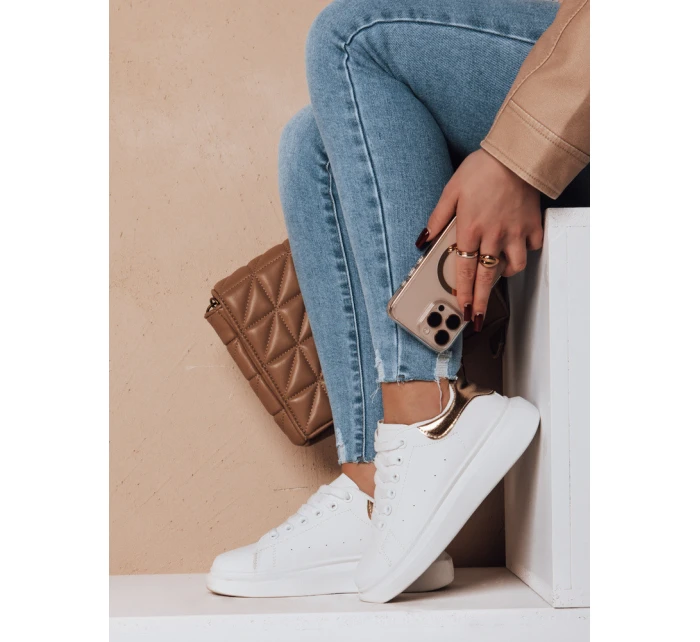 Dámské sportovní tenisky DOMINI gold FashionStreet ZY0666 Dámské sportovní tenisky DOMINI gold FashionStreet ZY0666