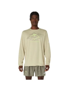 ASICS Fujitrail Logo LS Top 2011D391-300 Green L