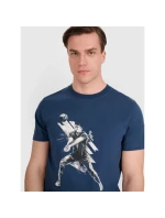 Pánské volejbalové tričko s potiskem 4F 4FRAW25TTSHM3237-46S pánské Pánské volejbalové tričko s potiskem 4F 4FRAW25TTSHM3237-46S pánské