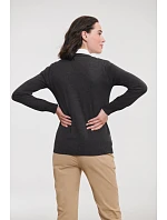 Russell Athletic 715F Dámský pletený cardigan s výstřihem do V 11.715F black Russell Athletic 715F Dámský pletený cardigan s výstřihem do V 11.715F black