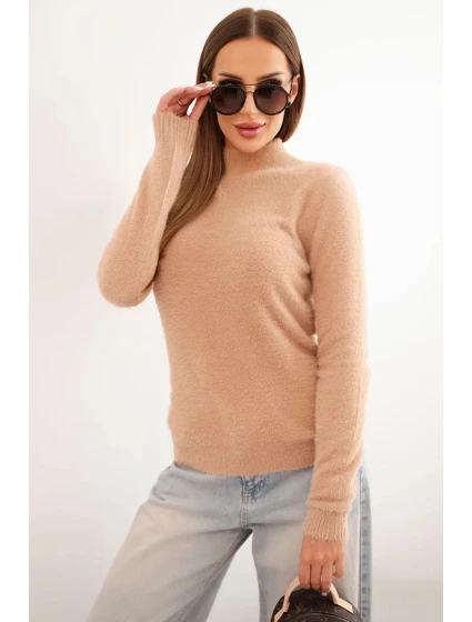 Svetr dámský alpaka s model 21314734 camelový - K-Fashion