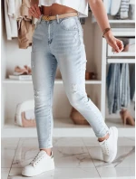 Dámské džínové kalhoty mom fit DEMILOVE blue FashionStreet UY2502